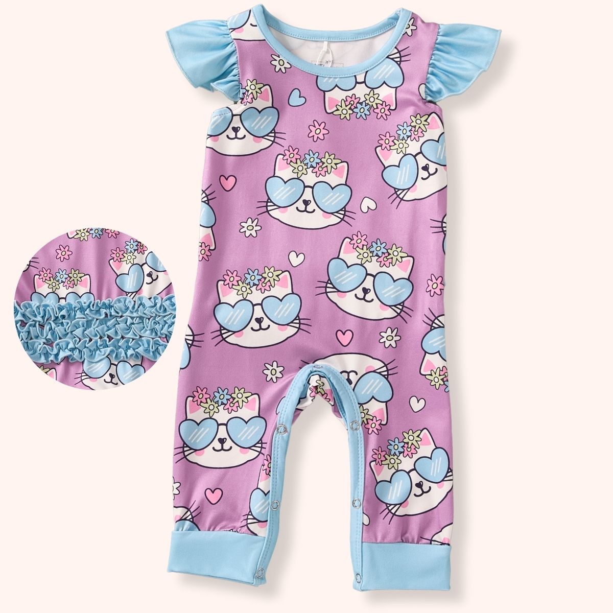 Perfectly Cute Romper - Bella June's Boutique