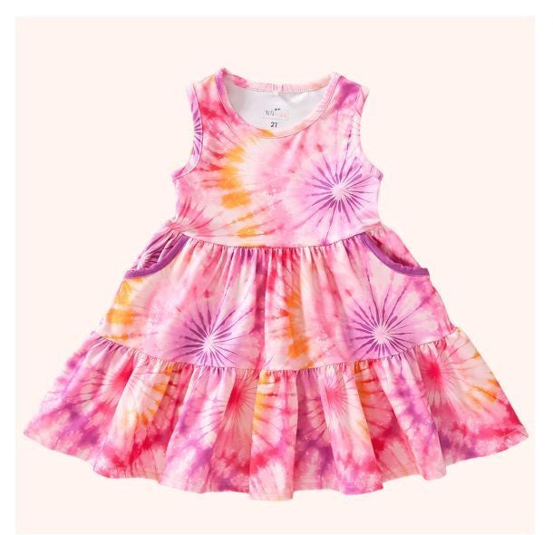 Tie Dye Dress - Bella June's Boutique