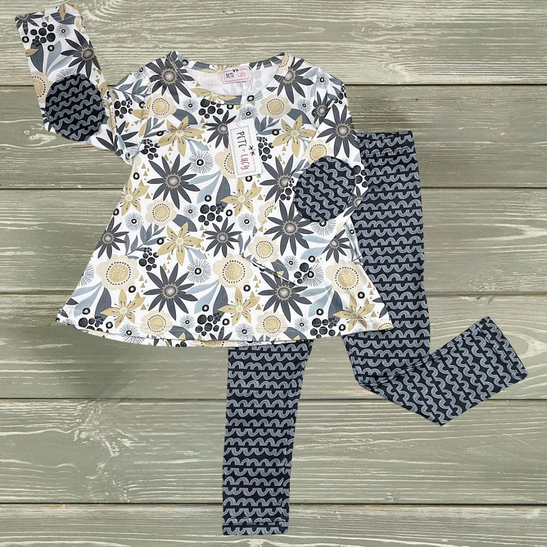 Golden Garden 2 piece set - Bella June's Boutique