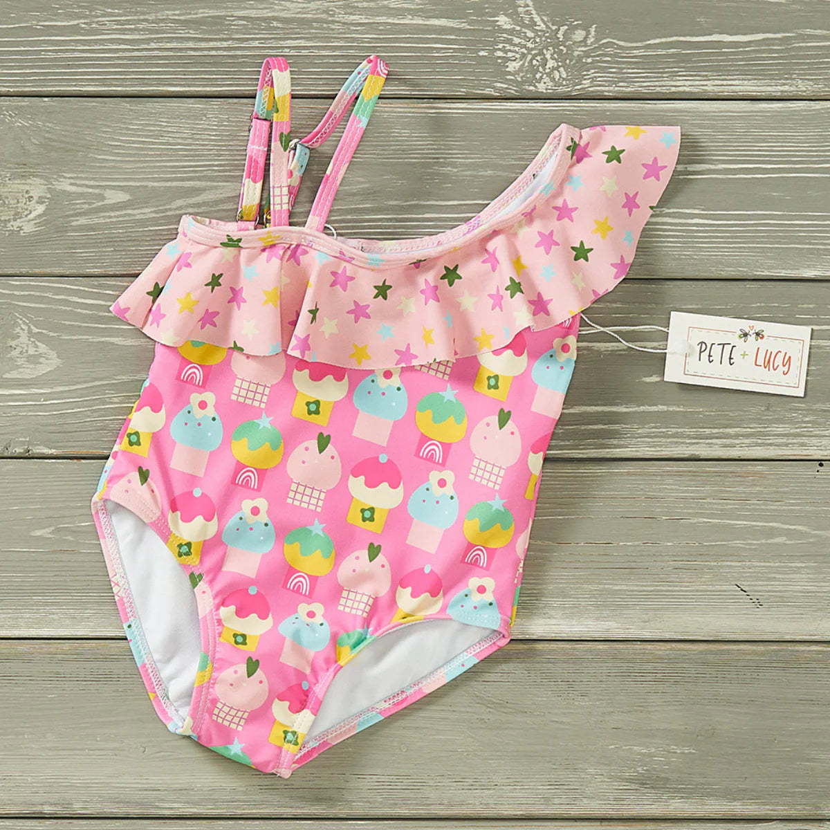 cute as a cupcake one piece - Bella June's Boutique