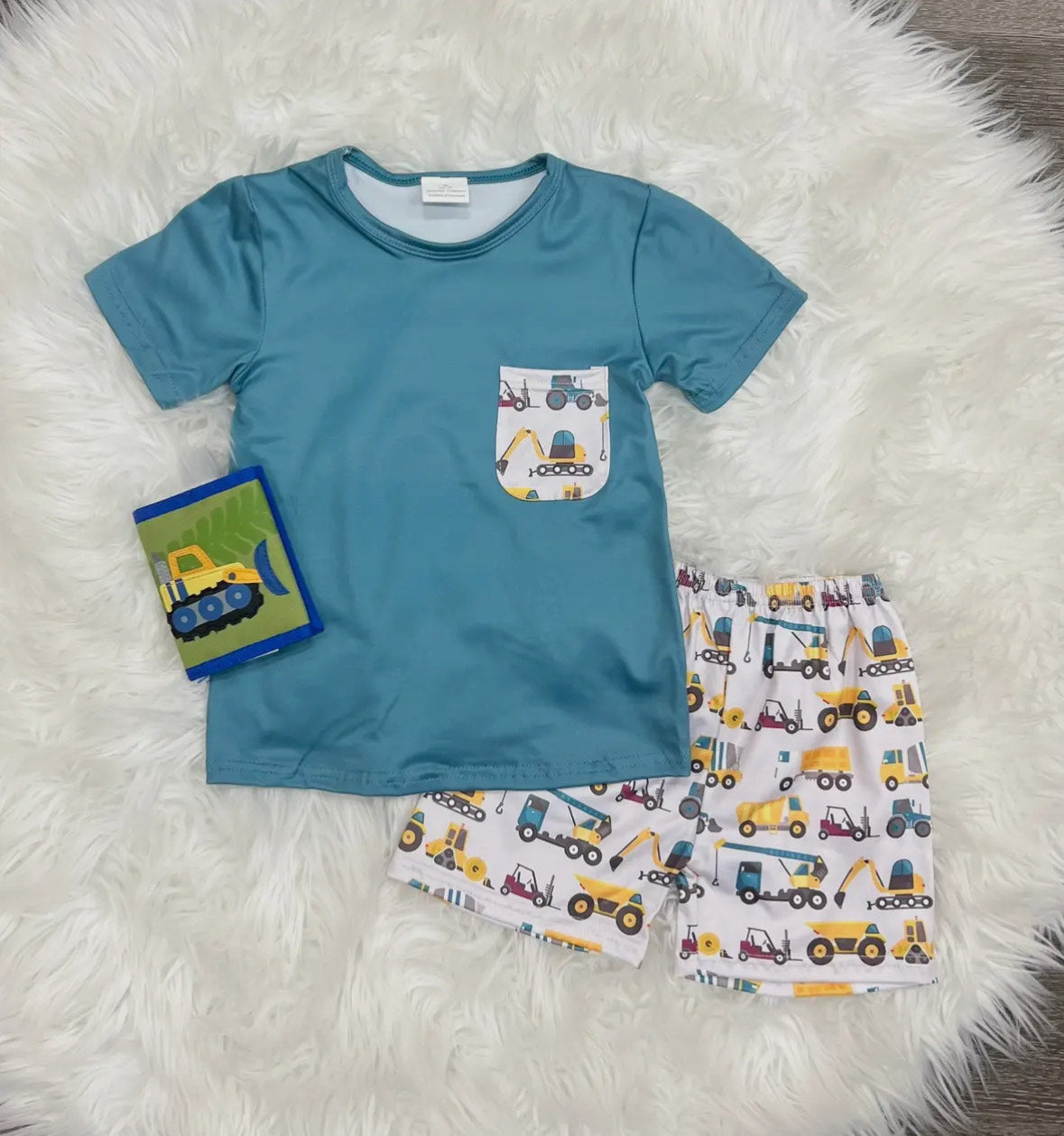 Construction Truck 2 Piece Set - Bella June's Boutique