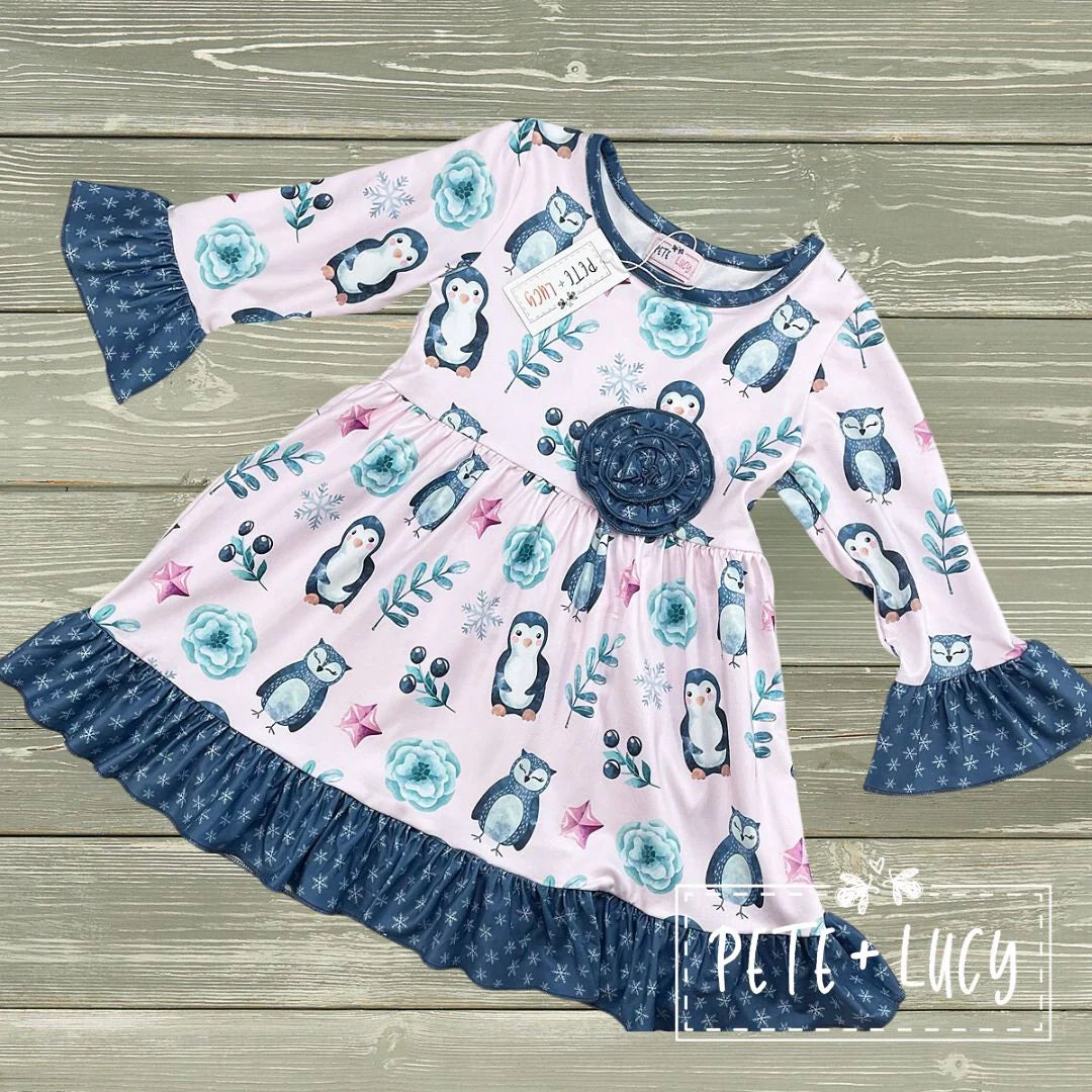Penguin and Friends Dress - Bella June's Boutique
