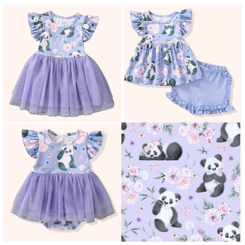 Pretty Pandas Romper - Bella June's Boutique