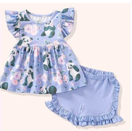 Pretty Pandas 2 Piece Set - Bella June's Boutique
