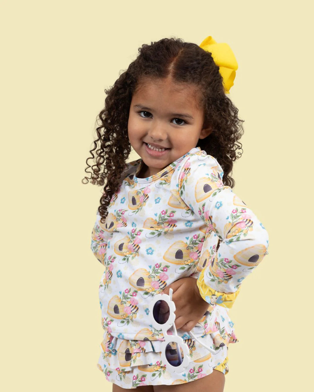 Sweet as honey two piece swim suit - Bella June's Boutique