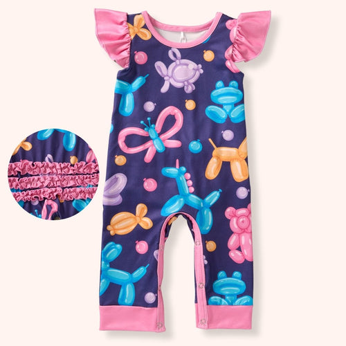 Balloon Friends Romper - Bella June's Boutique