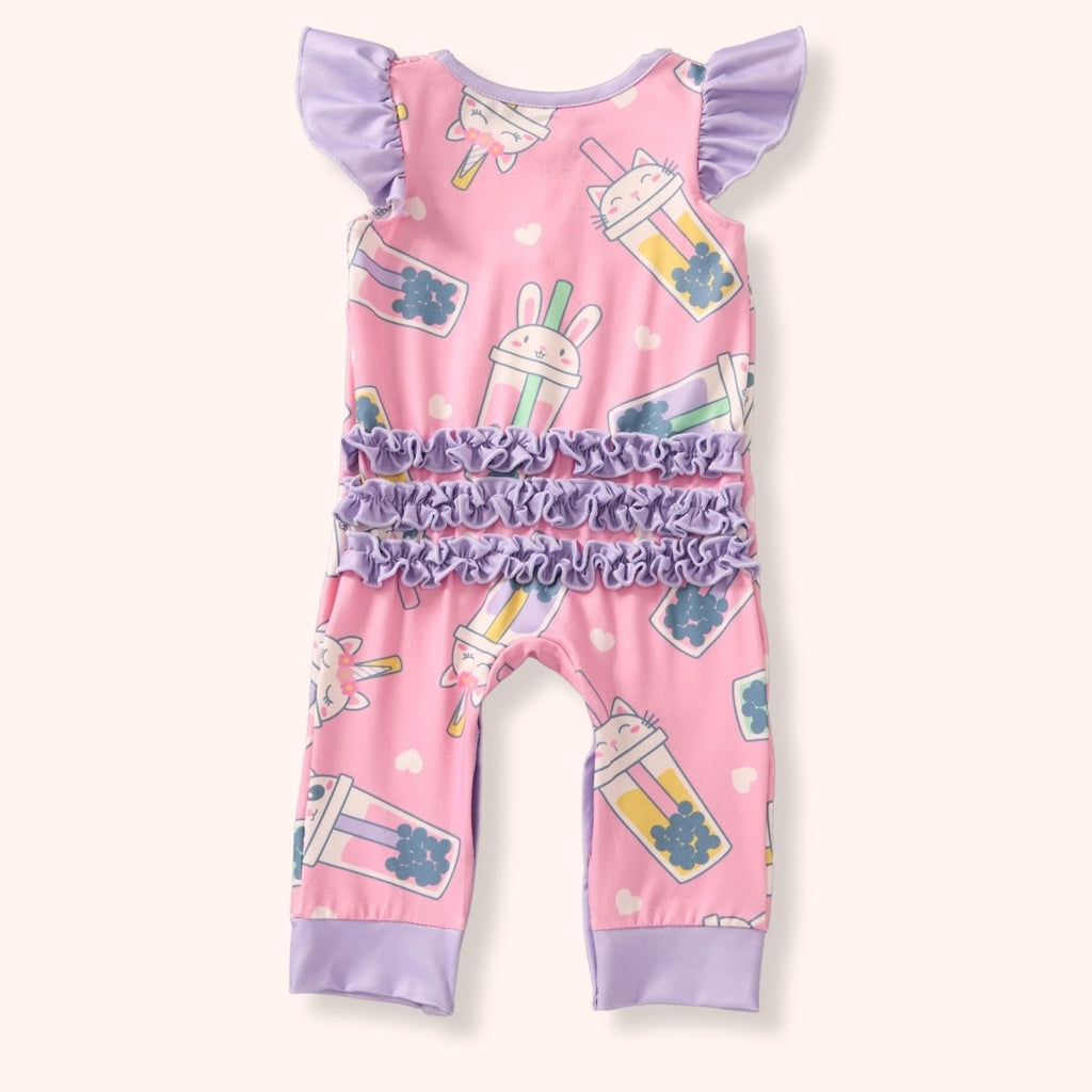 Bubble Tea Romper - Bella June's Boutique