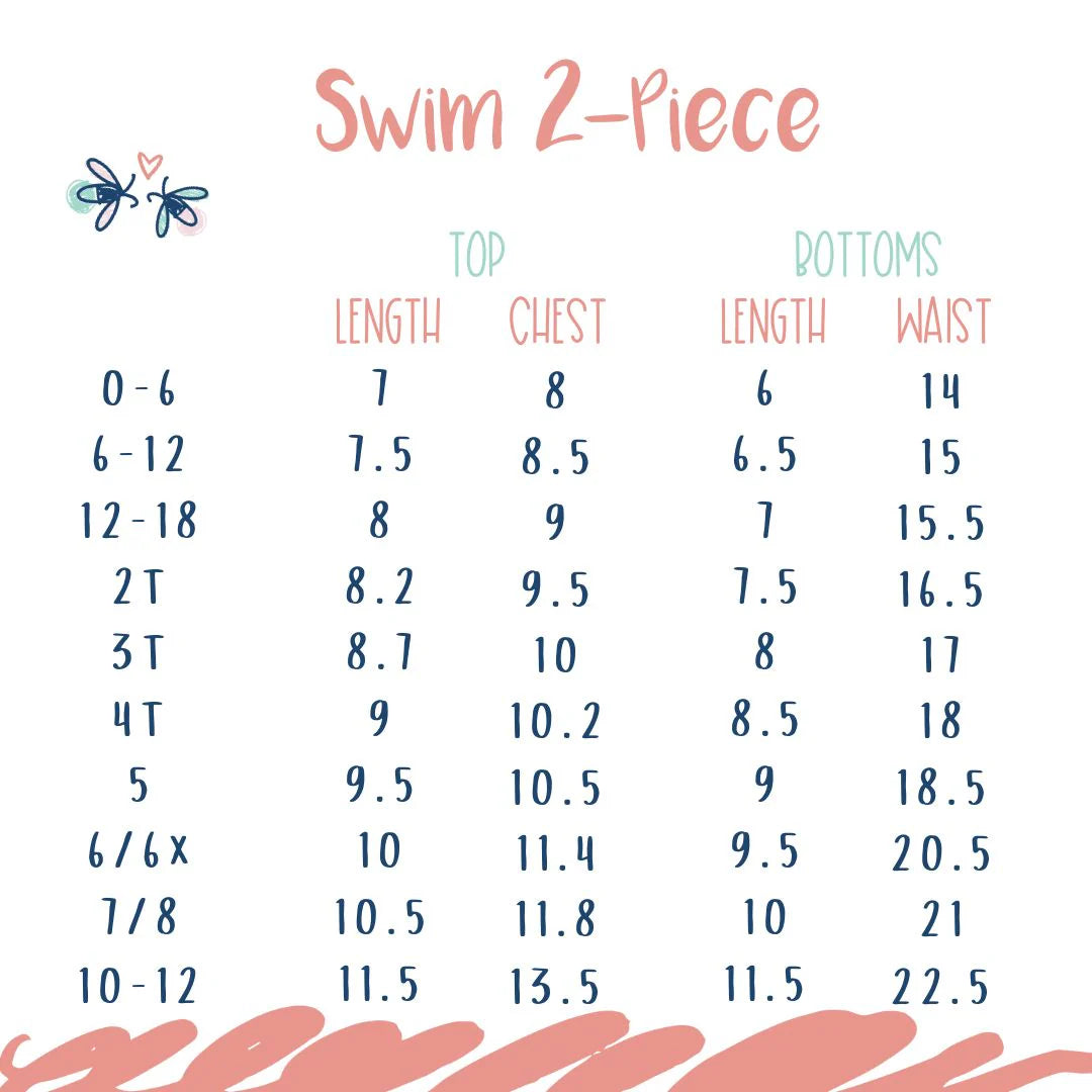 Cute as a cupcake two piece swim suit - Bella June's Boutique