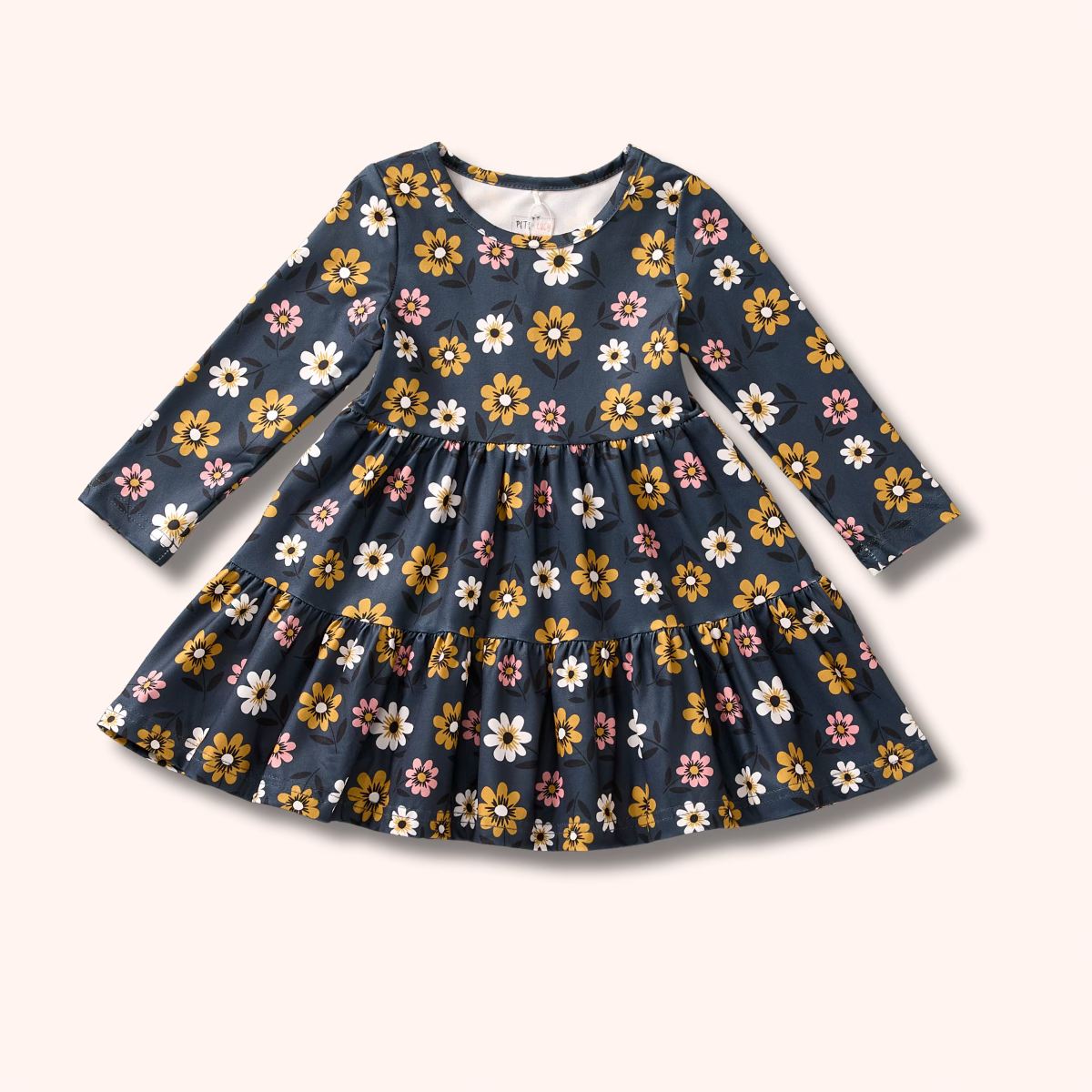 Golden bouquet dress - Bella June's Boutique