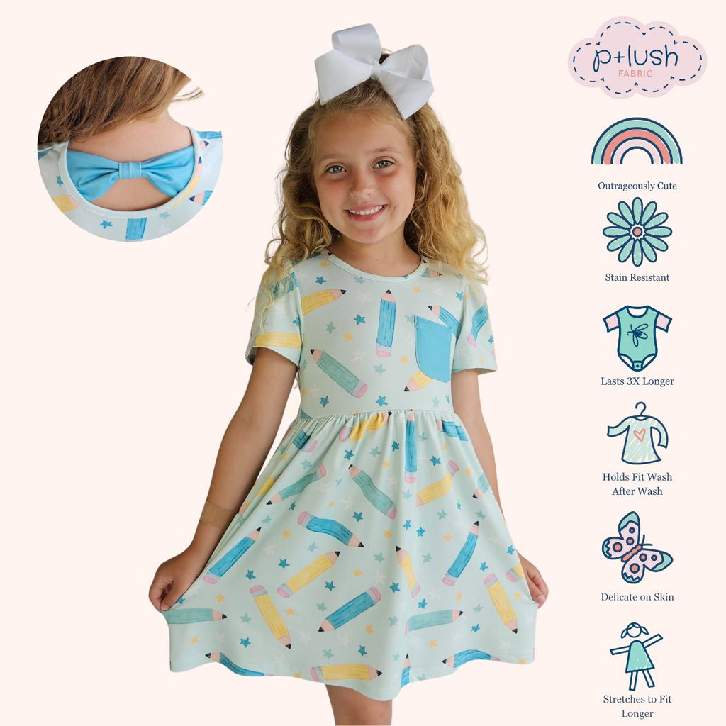 Ready Set Learn Dress - Bella June's Boutique