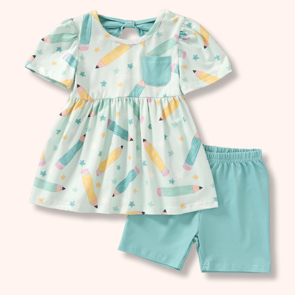 Ready Set Learn shorts outfit - Bella June's Boutique