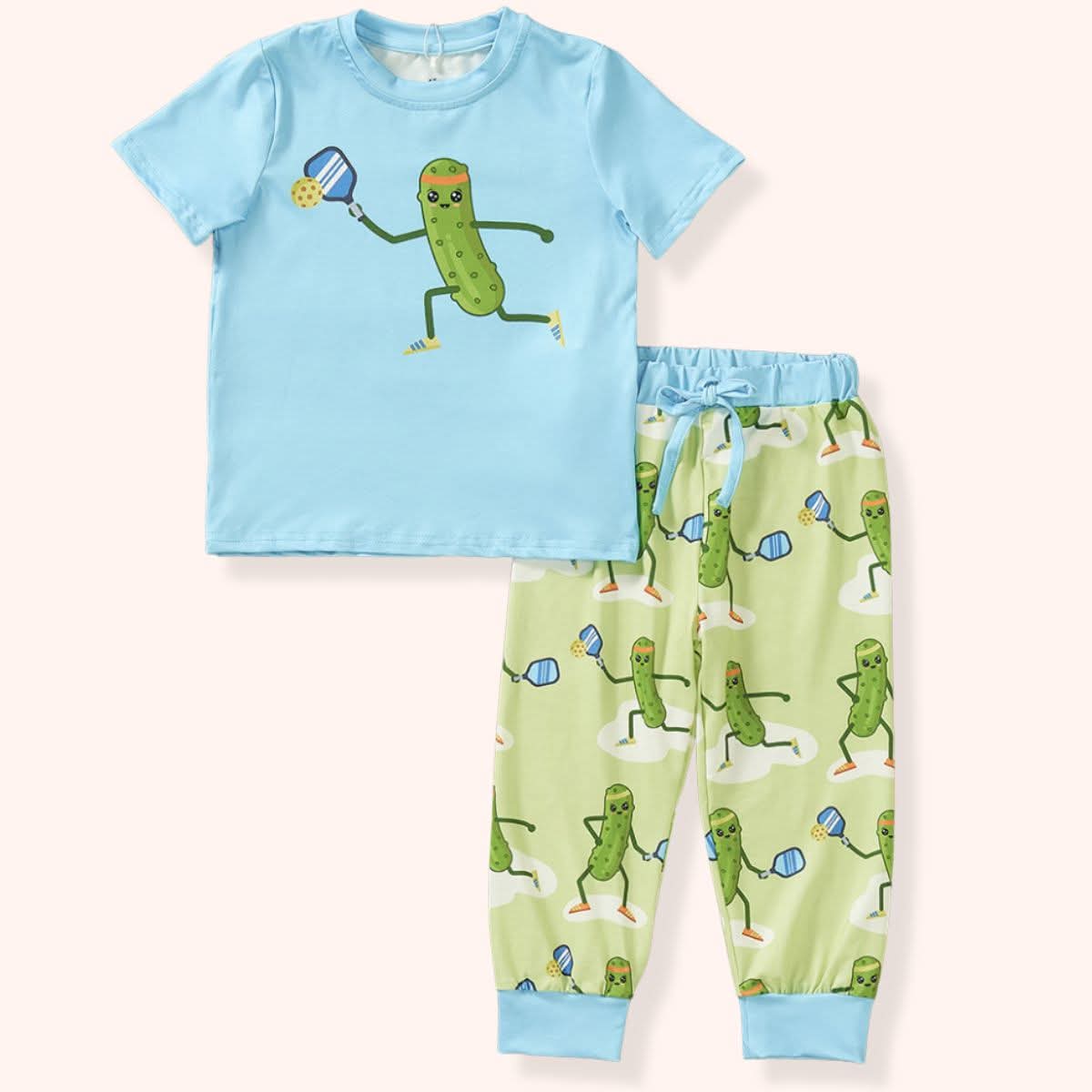 Pickle party pajama set - Bella June's Boutique