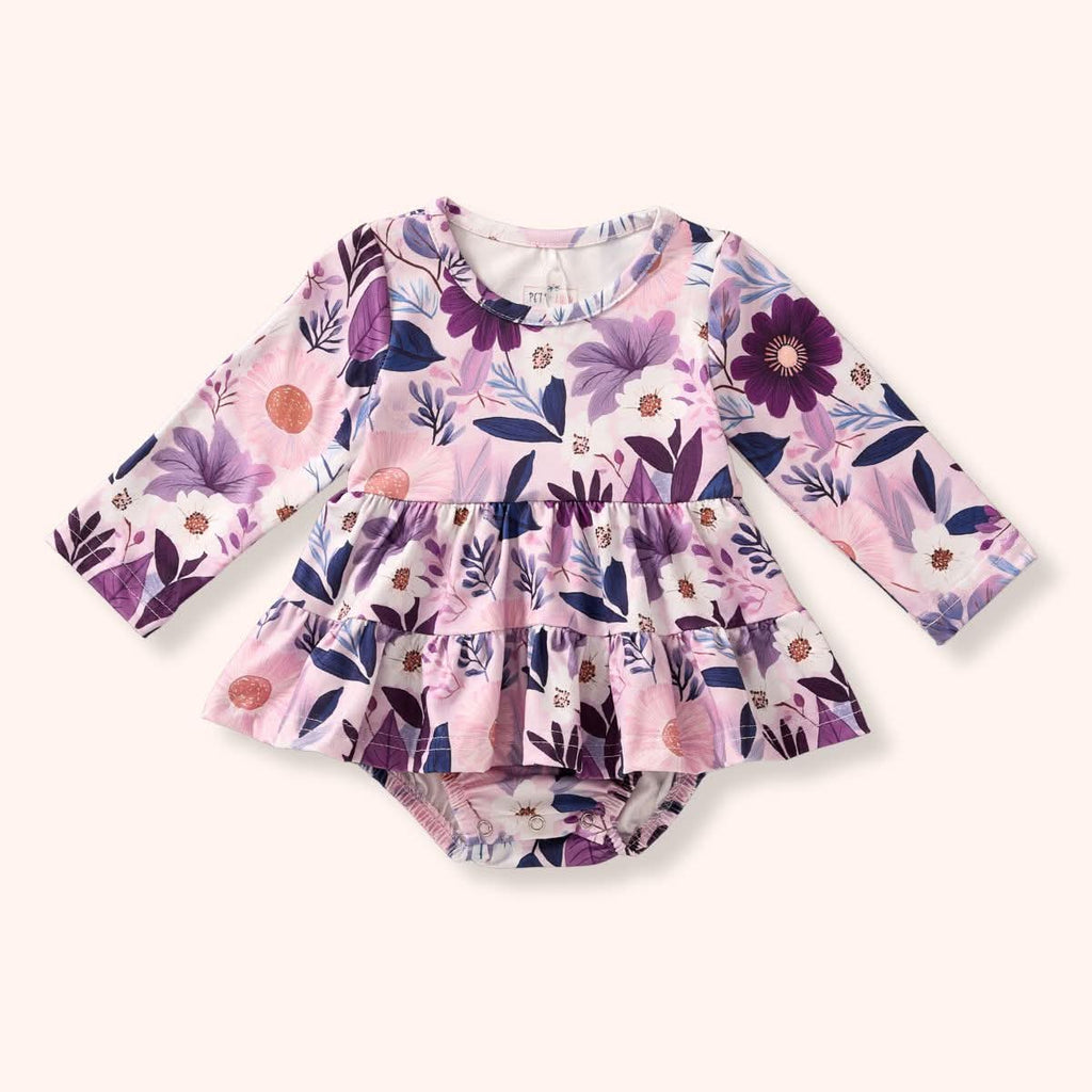 Jeweled Petals Romper - Bella June's Boutique