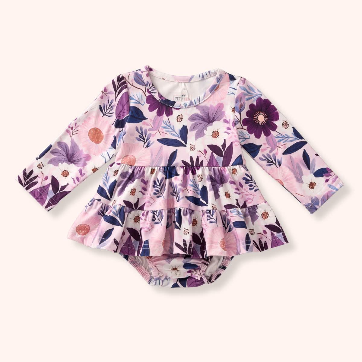 Jeweled Petals Romper - Bella June's Boutique
