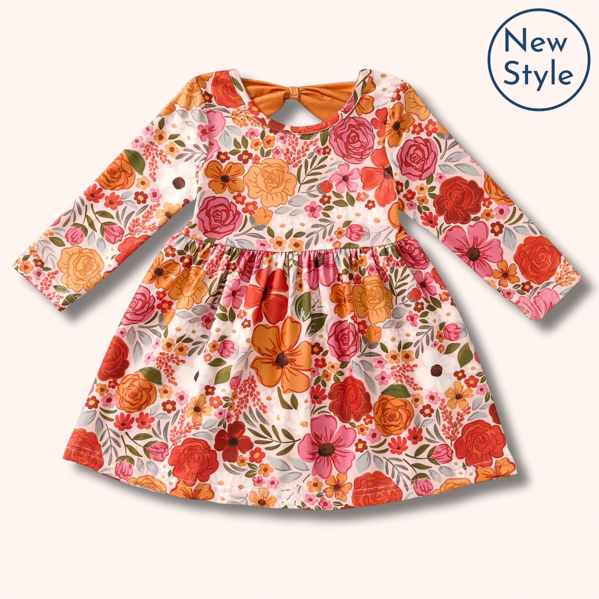 Rosewood blooms Dress - Bella June's Boutique