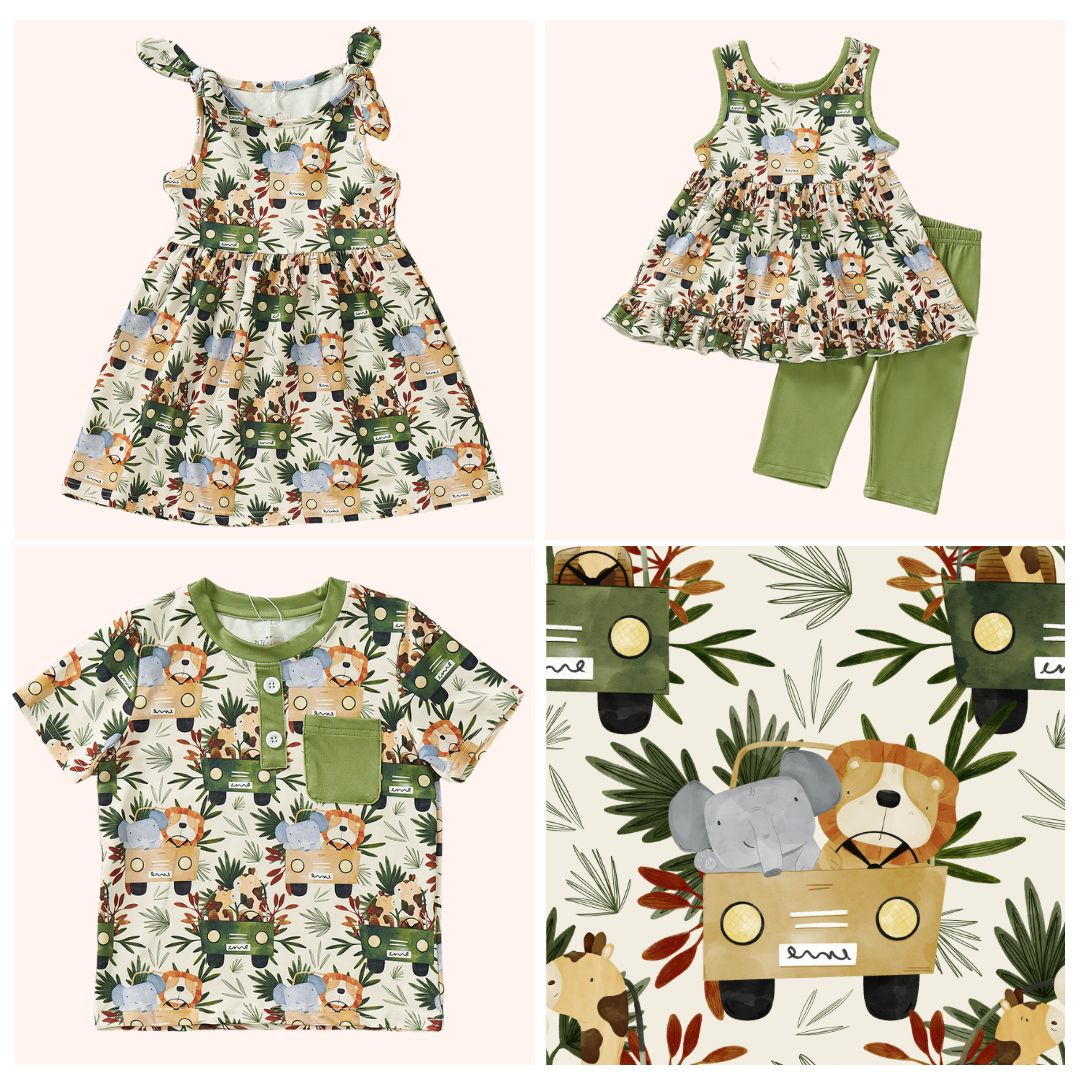 Safari Adventure Dress - Bella June's Boutique