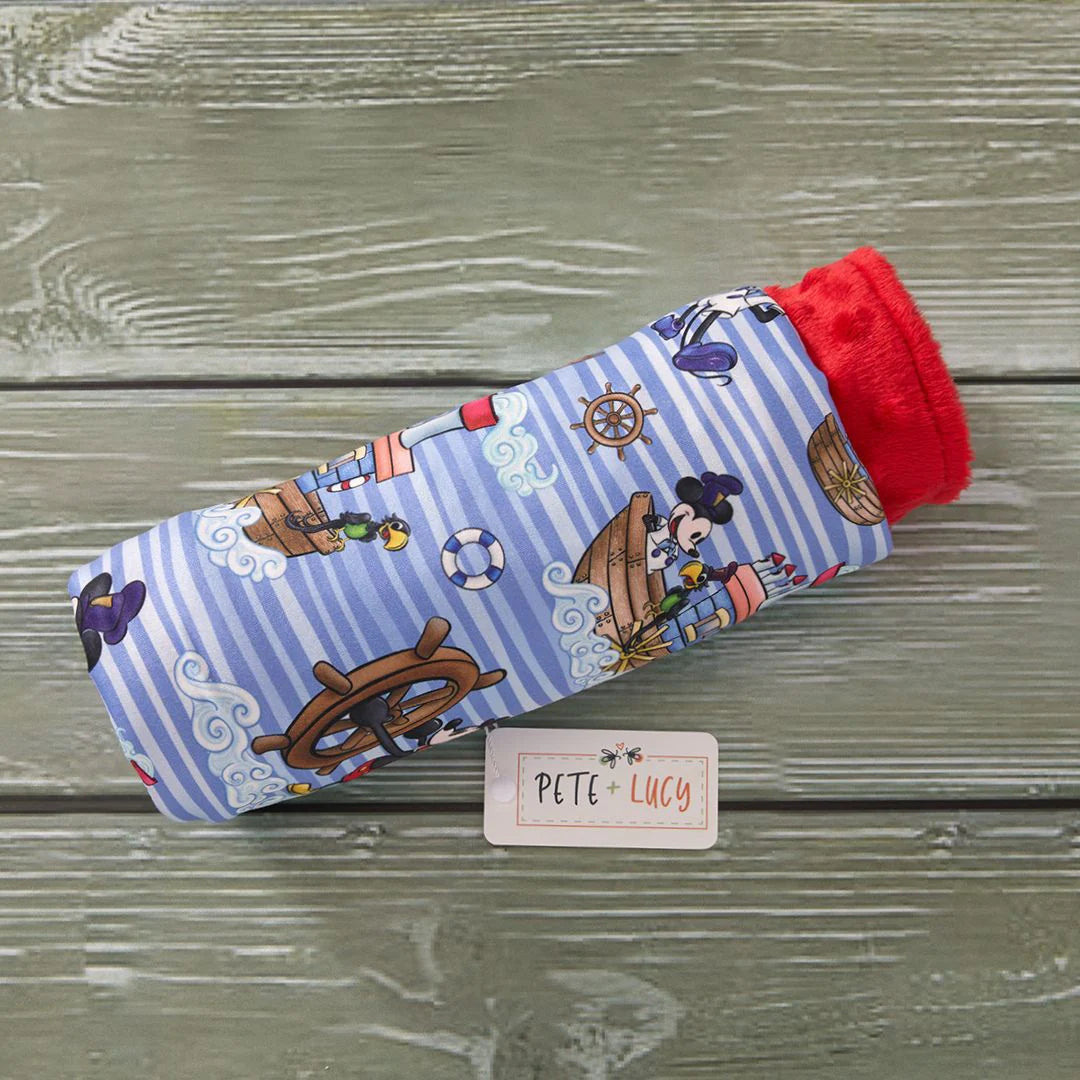 Steamboat captain minky blanket pre-order - Bella June's Boutique