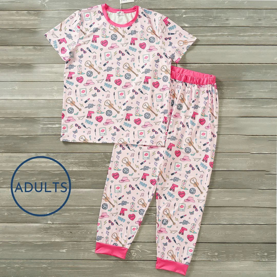 Swifty loungewear set  ADULT Pre-Order - Bella June's Boutique