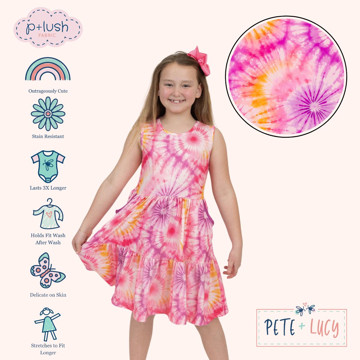 Tie Dye Dress - Bella June's Boutique